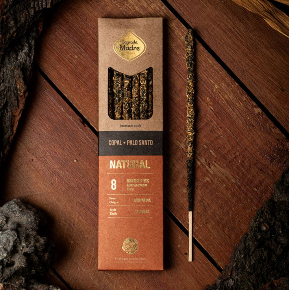 Incienso Natural Doble Aroma - Copal y Palo Santo