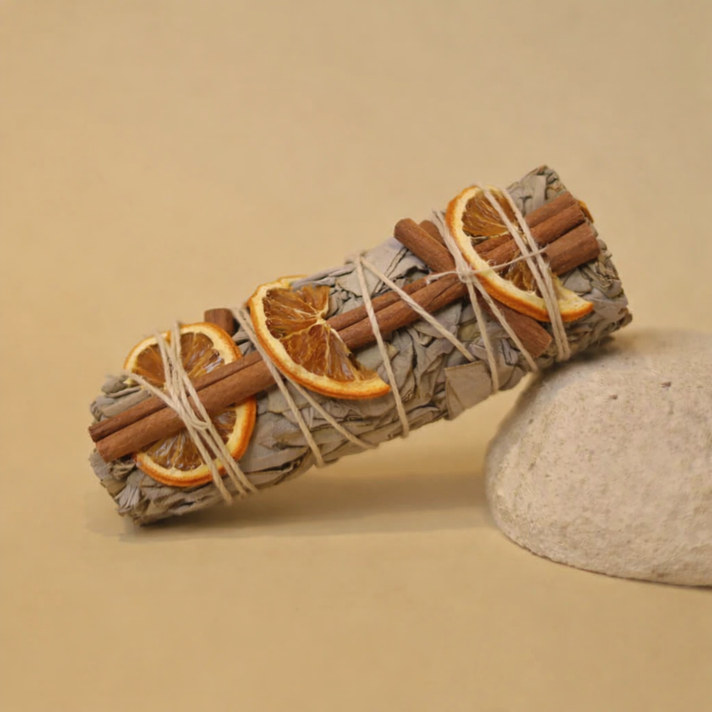 Salvia Blanca con Naranja y Canela