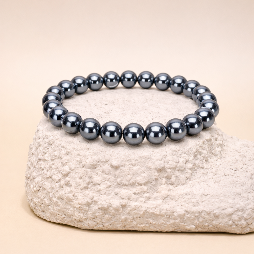 Pulsera de Hematita 8mm