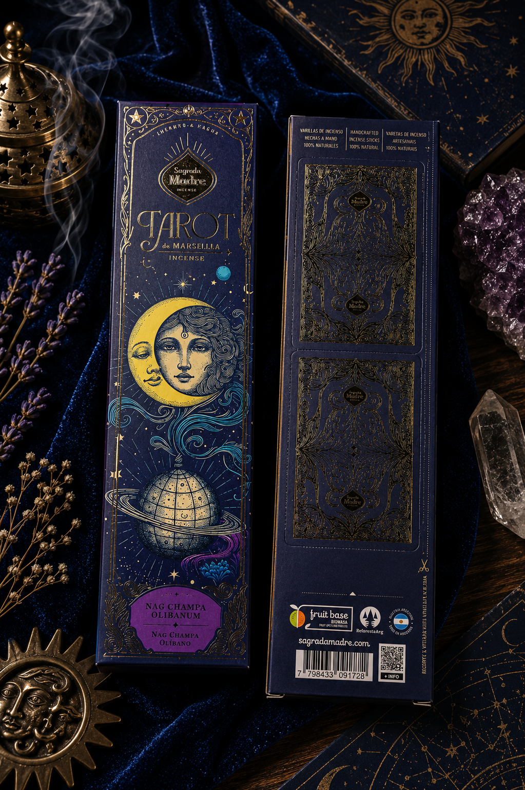 Inciensos Tarot Marsella - Nag Champa Olíbano