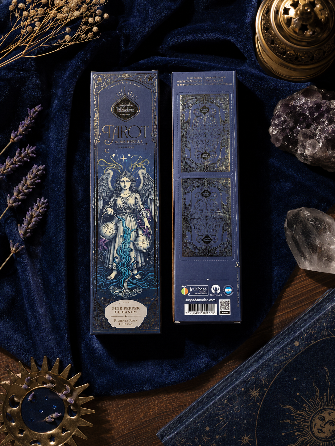 Inciensos Tarot Marsella - Pimienta Rosa Olíbano