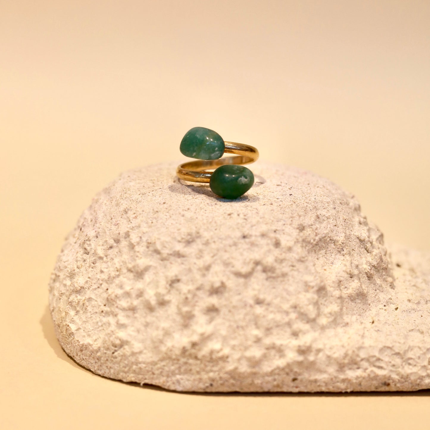 Anillo Aventurina Ajustable