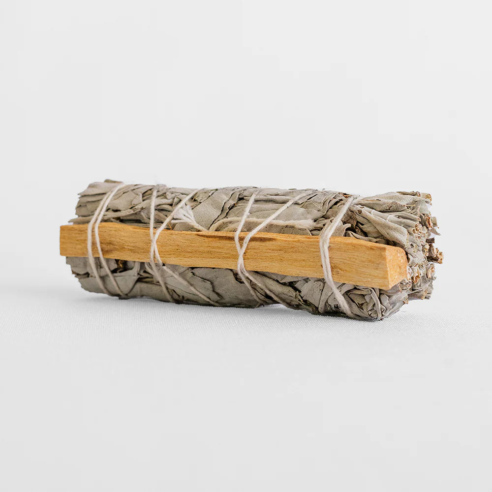 Kit de Salvia Blanca y Palo Santo – Limpieza Energética