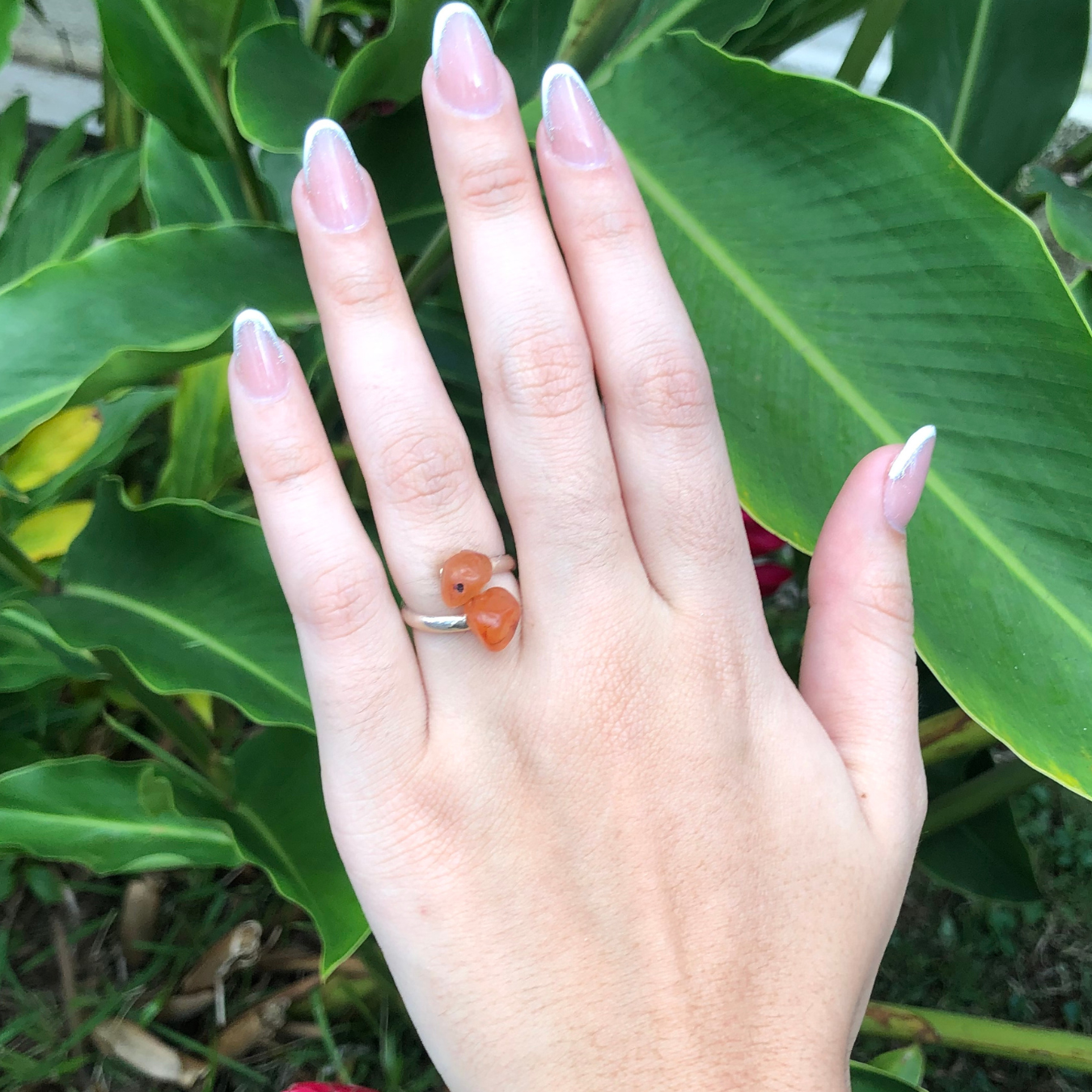 Anillo de Ágata Ajustable