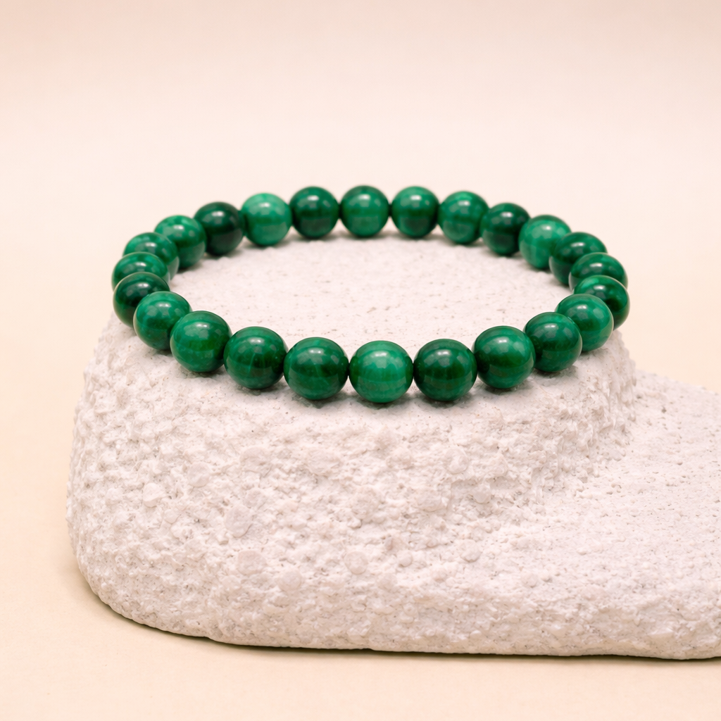 Pulsera de Malaquita 8mm