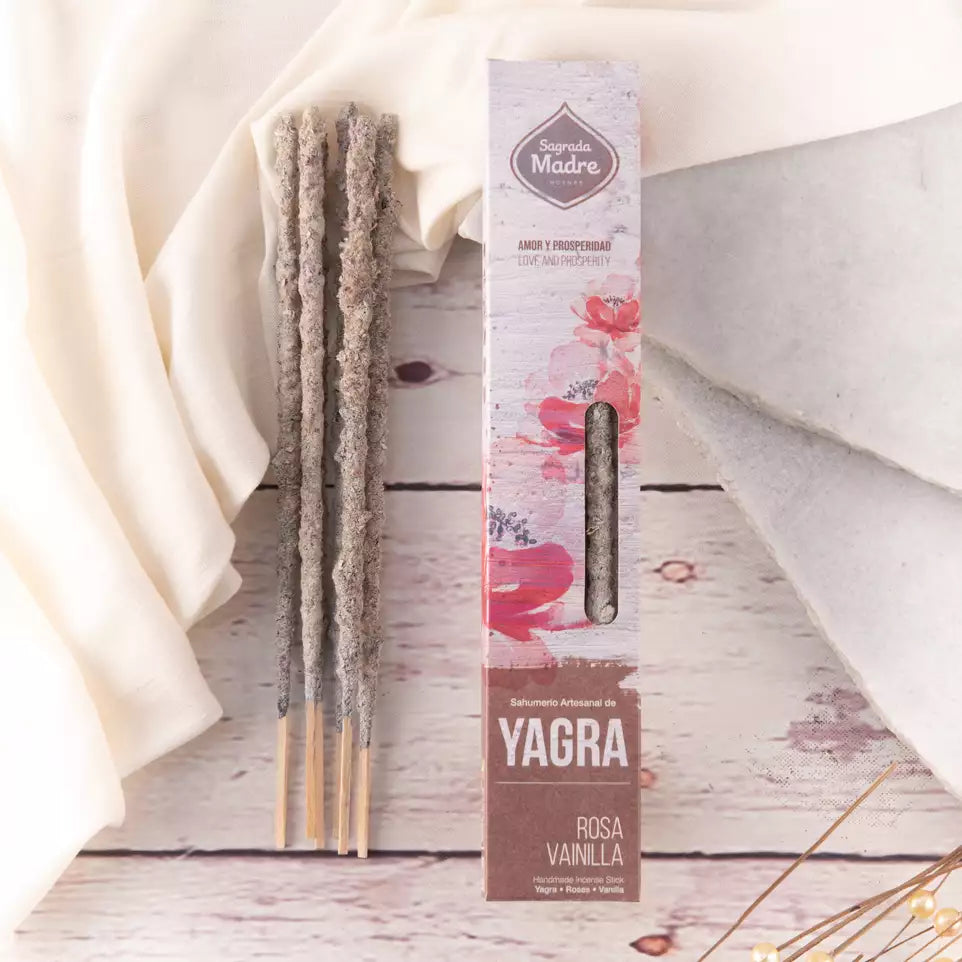 Incienso Yagra con Rosas y Vainilla (Sagrada Madre)