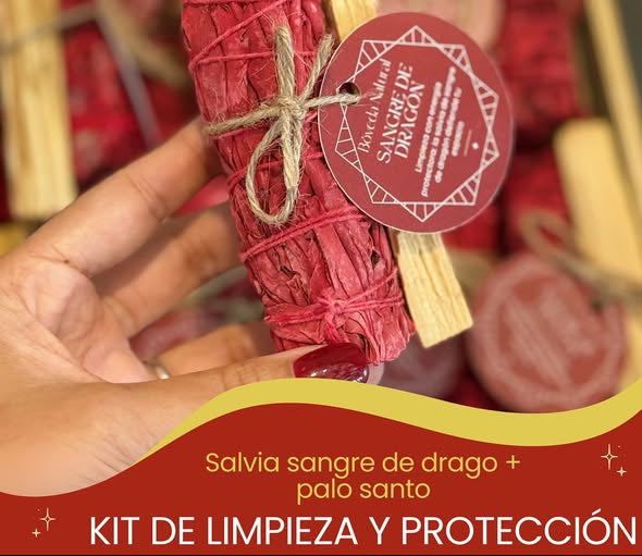 Salvia con Sangre de Dragon con Palo Santo