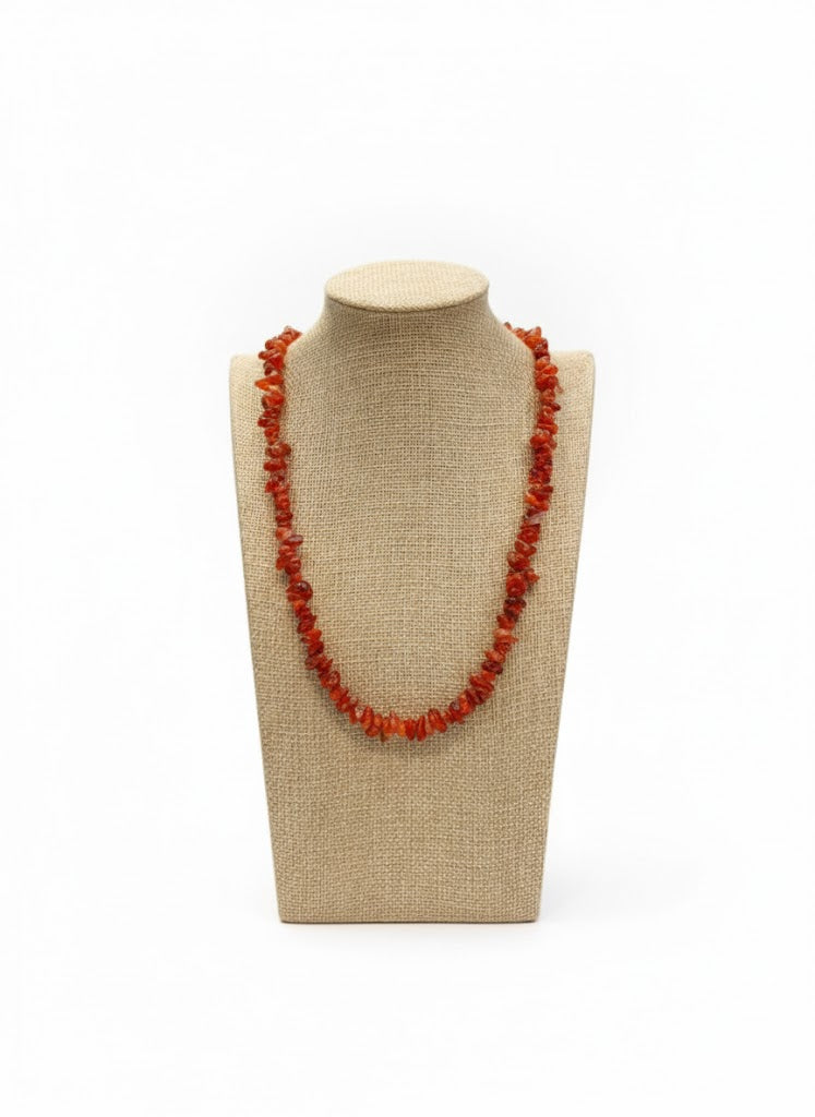 Collar De Ágata Cornalina-Creatividad