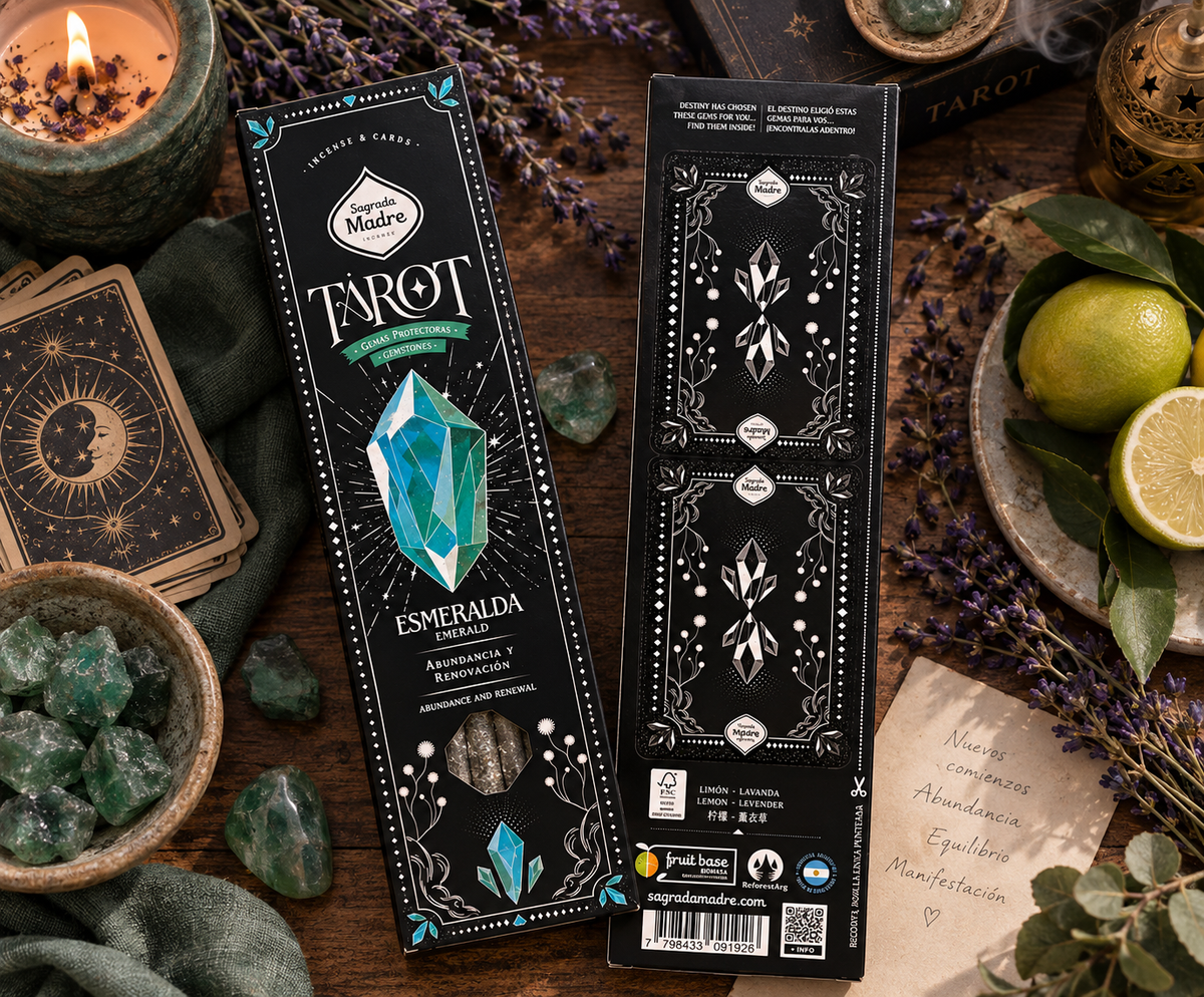 Incienso Tarot Esmeralda - Abundancia y renovación