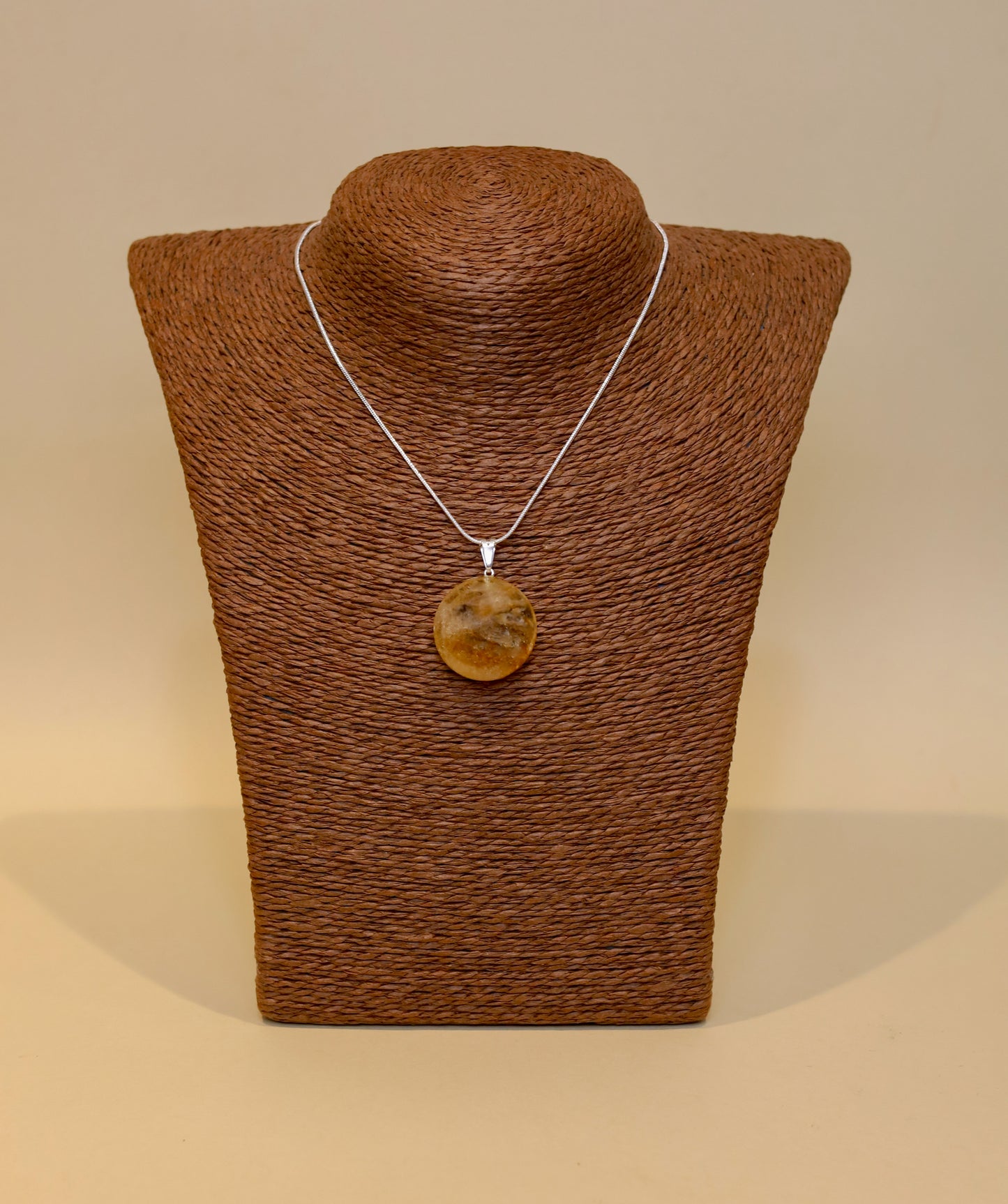 Luna Llena Citrino - Abundancia - Dije