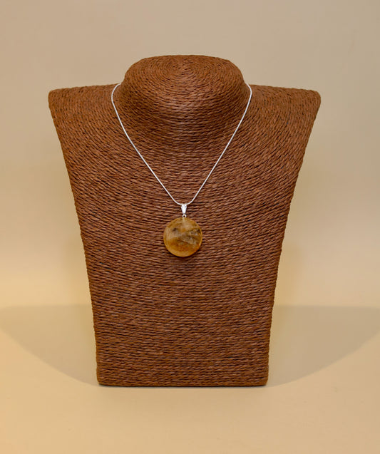 Luna Llena Citrino - Abundancia - Dije