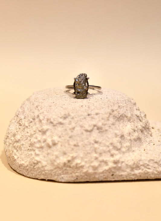 Anillo de Pirita Ajustable