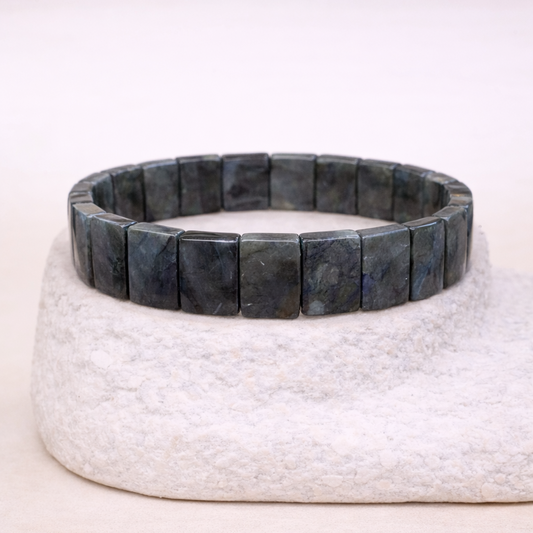 Pulsera de Labradorita Cuadrada - Intuición