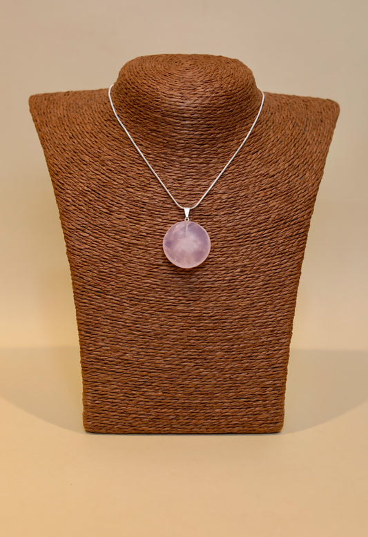 Luna Llena Cuarzo Rosa - Amor - Dije