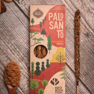 Inciensos x4 - Sándalo y Palo Santo