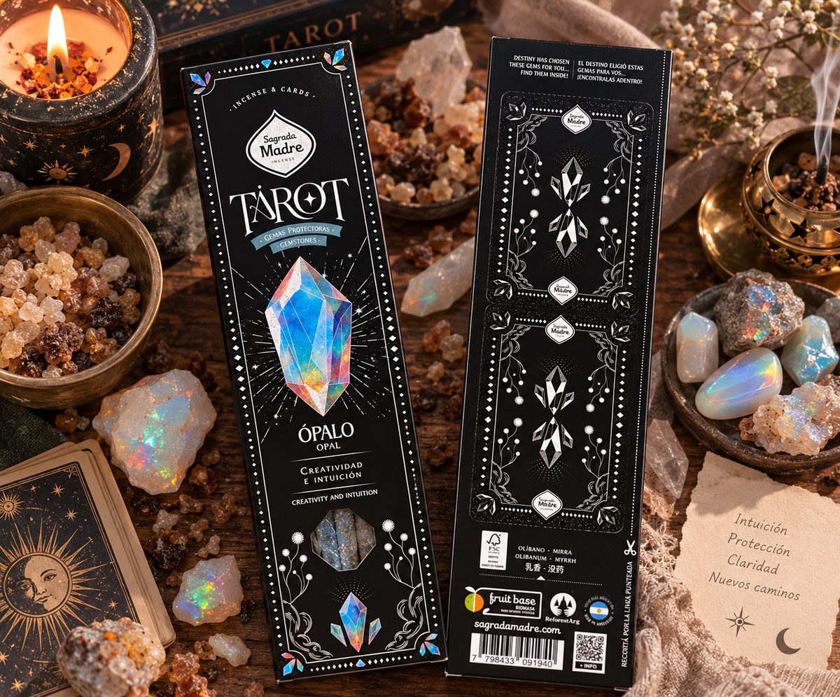 Incienso Tarot Ópalo - Creatividad e intuición