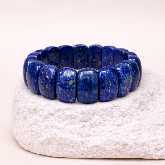 Pulsera de Lapizlázuli Ovalada -  Intuición