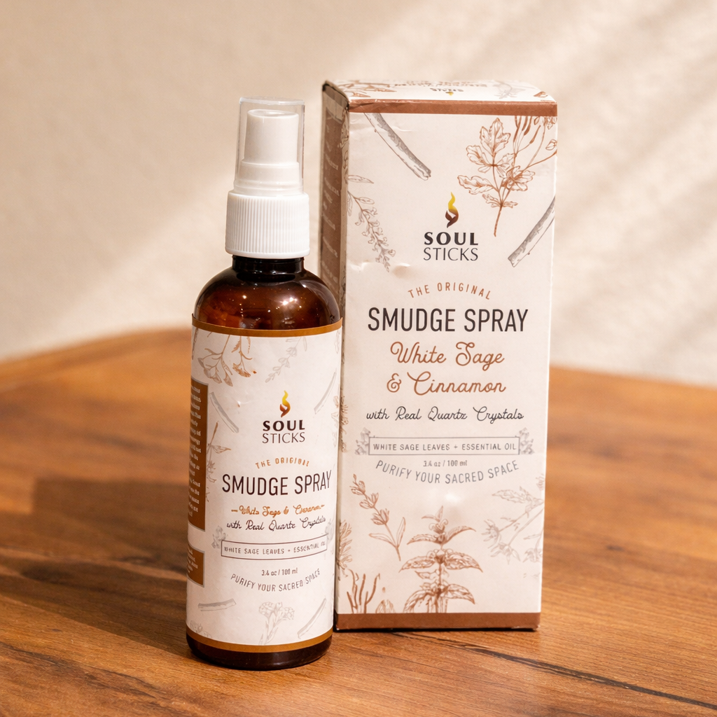 Smudge Spray- Salvia Blanca con Canela 100ml