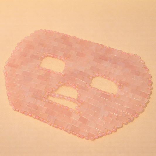 Mascarilla Facial de Cuarzo Rosa
