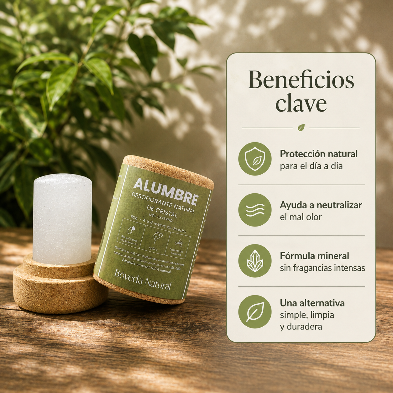 Desodorante de Alumbre