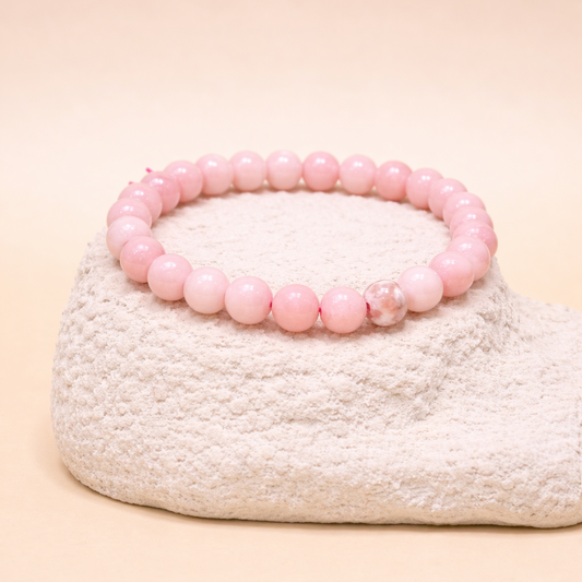Pulsera de Ópalo Rosado - Dulzura