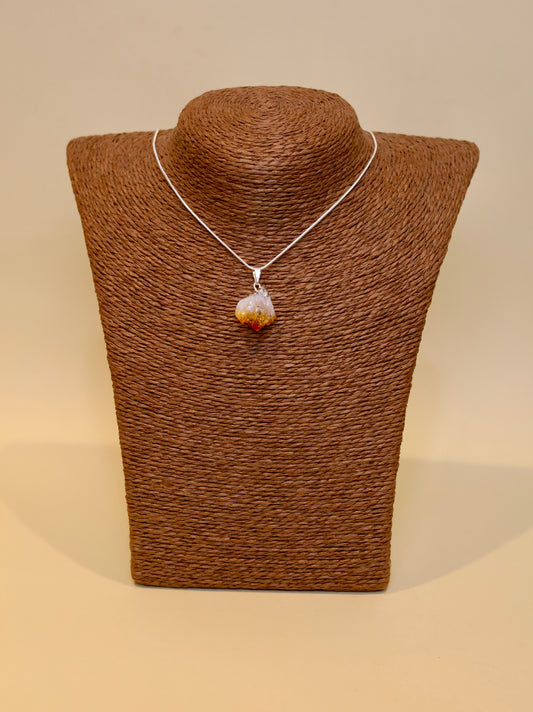 Dije de Citrino Rústico