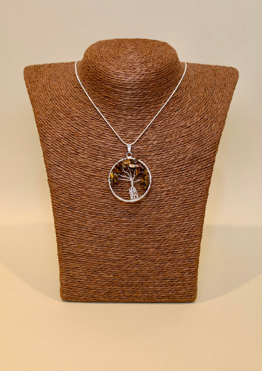 Árbol de la Vida - Ojo de Tigre - Dije