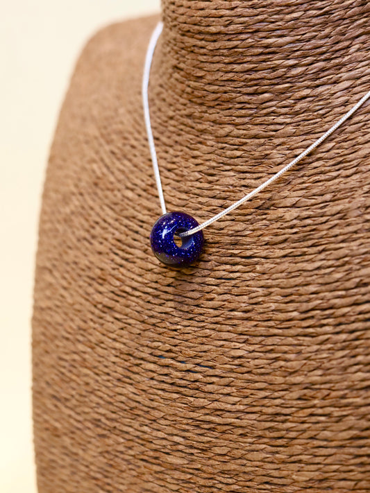 Dije Bolita - GoldStone - Brillo Interior