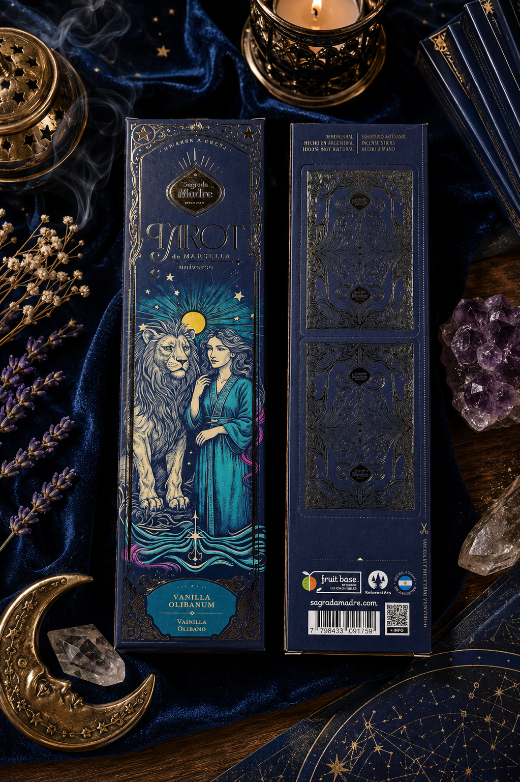Inciensos Tarot Marsella - Vainilla Olíbano