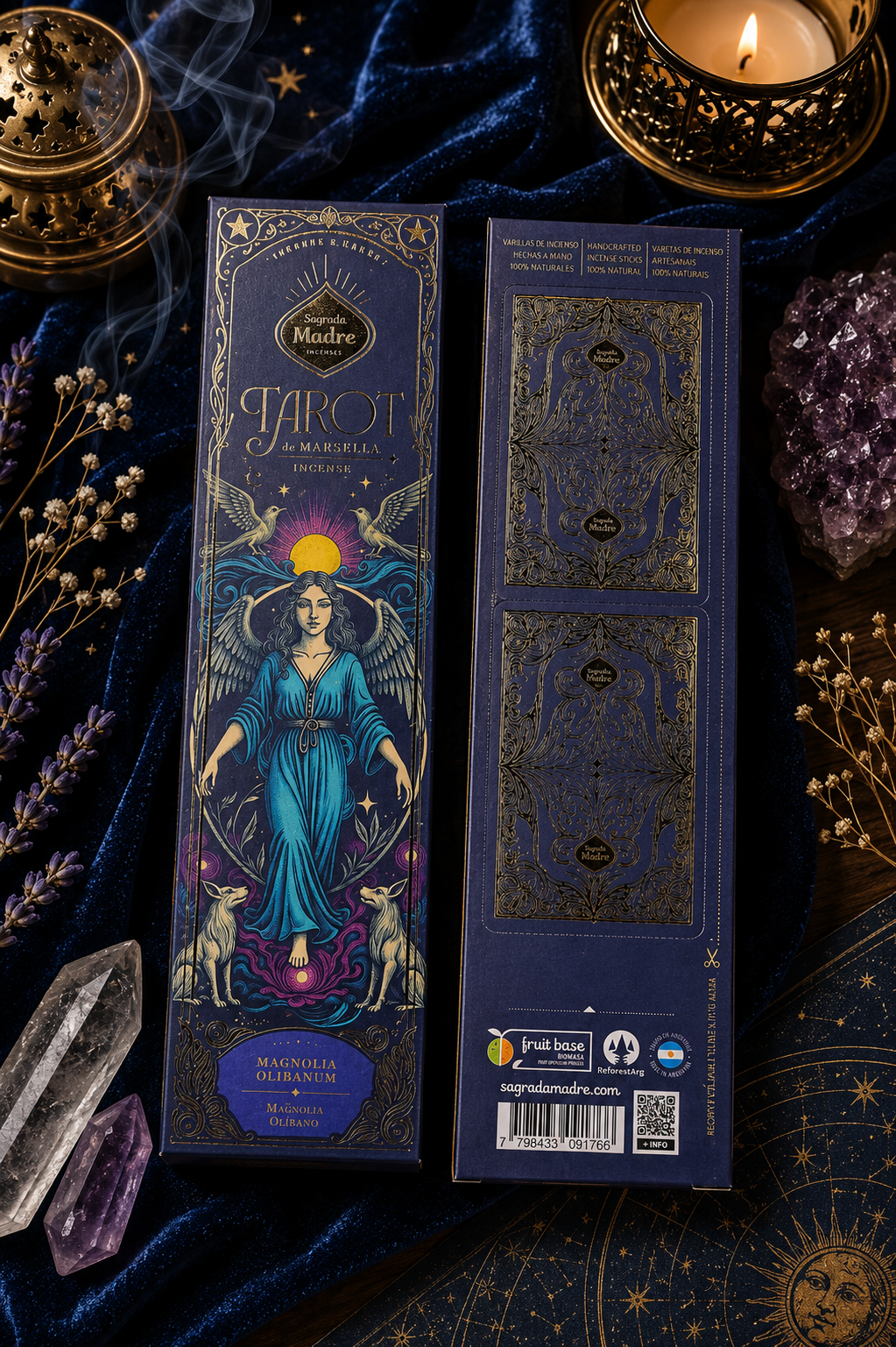 Inciensos Tarot Marsella - Magnolia Olíbano