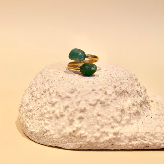 Anillo Aventurina Ajustable