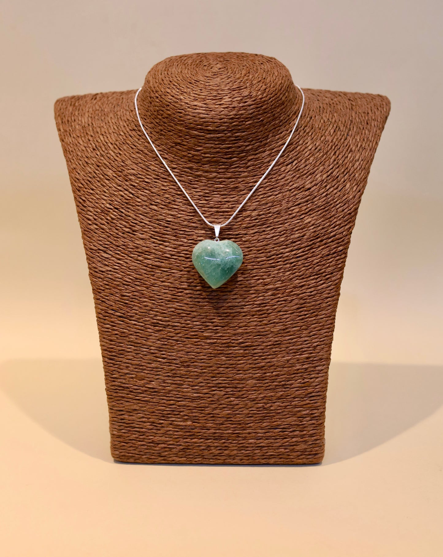 Corazón Mediano Aventurina - Crecimiento - Dije