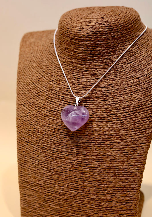 Corazón Mediano Amatista - Calma - Dije