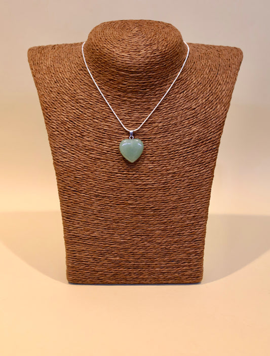 Corazón Pequeño Aventurina - Crecimiento - Dije