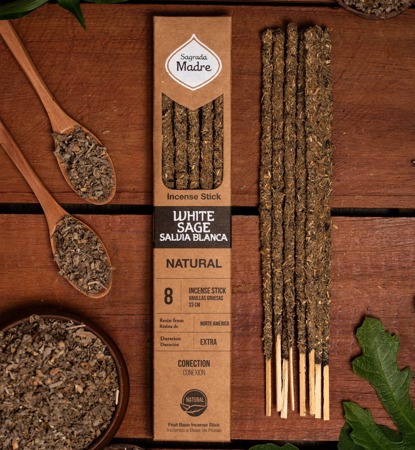 Incienso Natural - Salvia Blanca