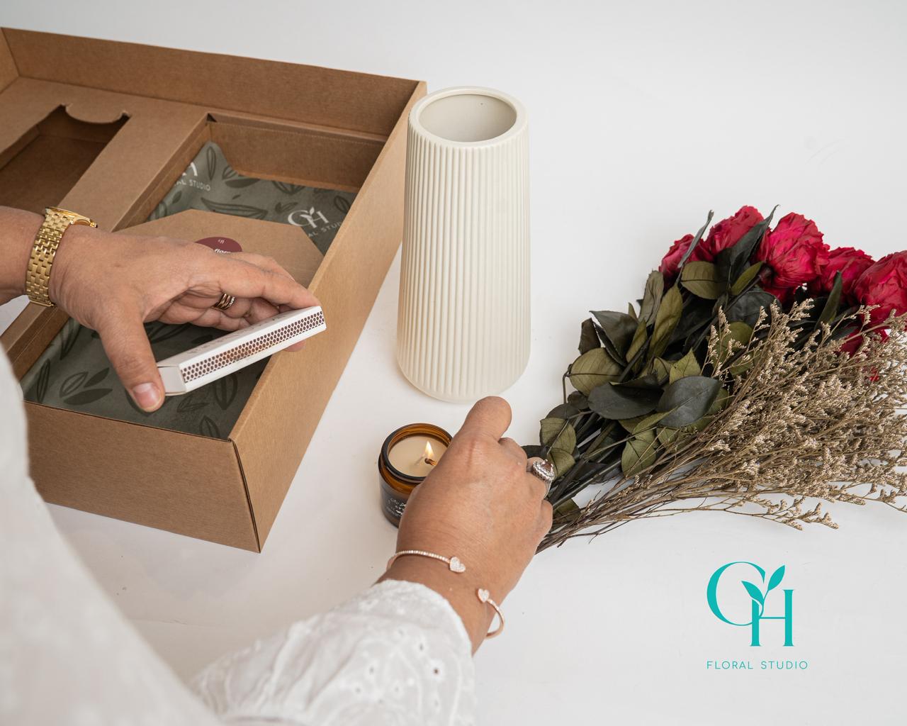 Caja de Flores para Mamá