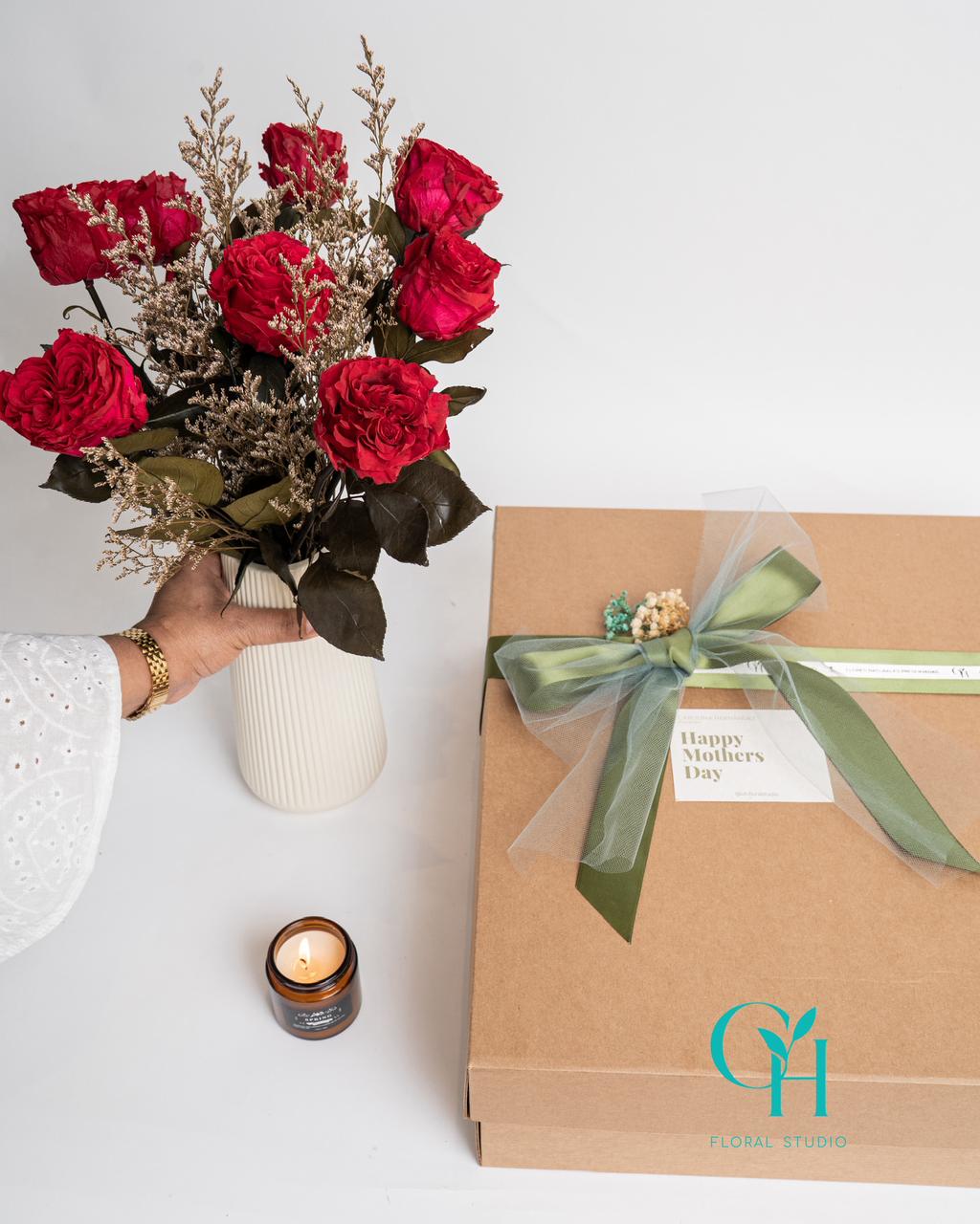 Caja de Flores para Mamá