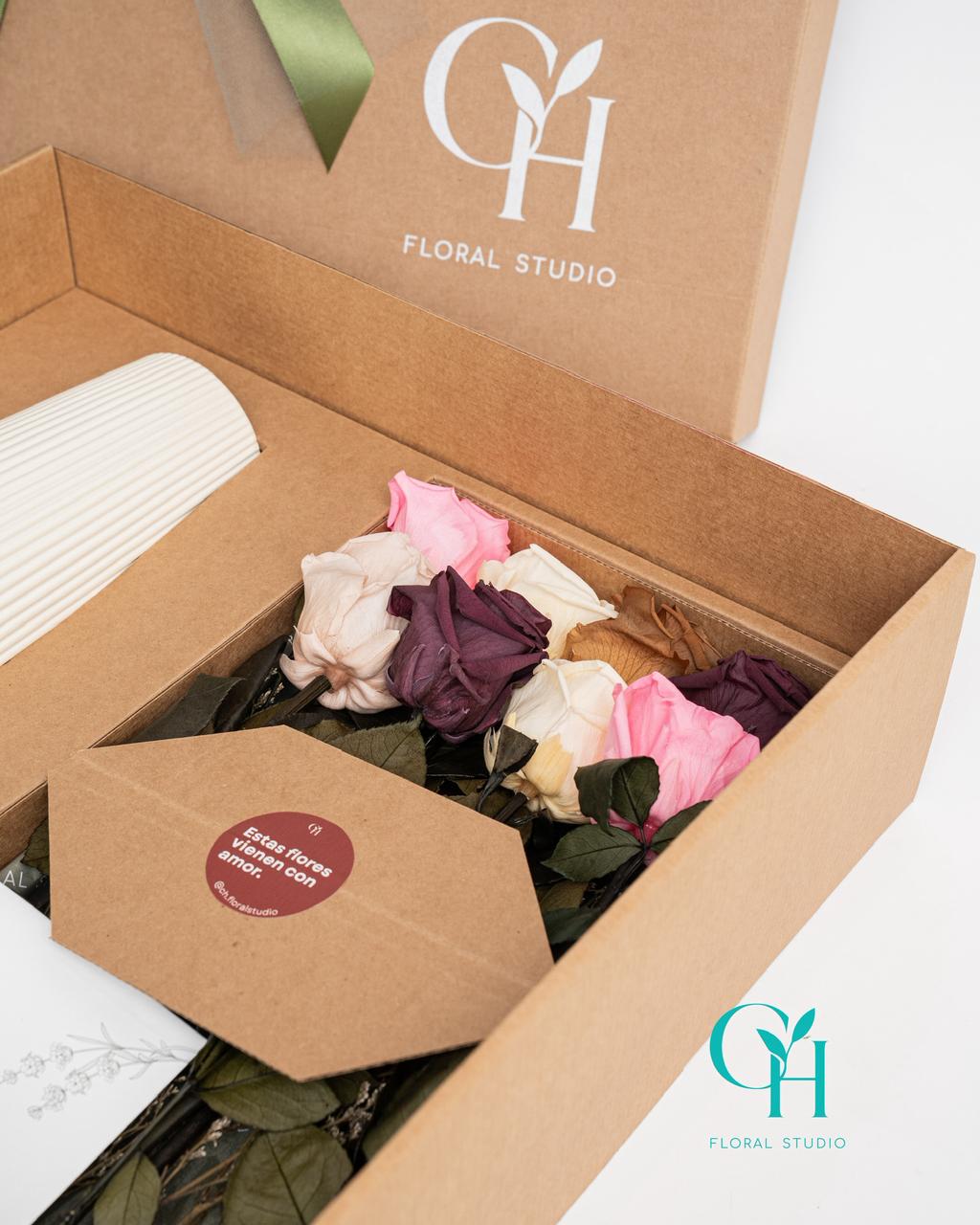 Caja de Flores para Mamá