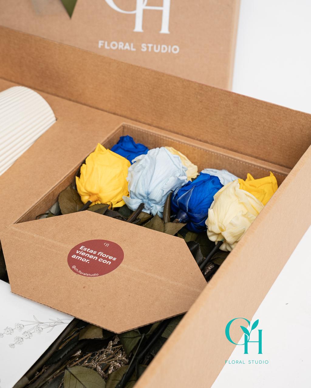 Caja de Flores para Mamá