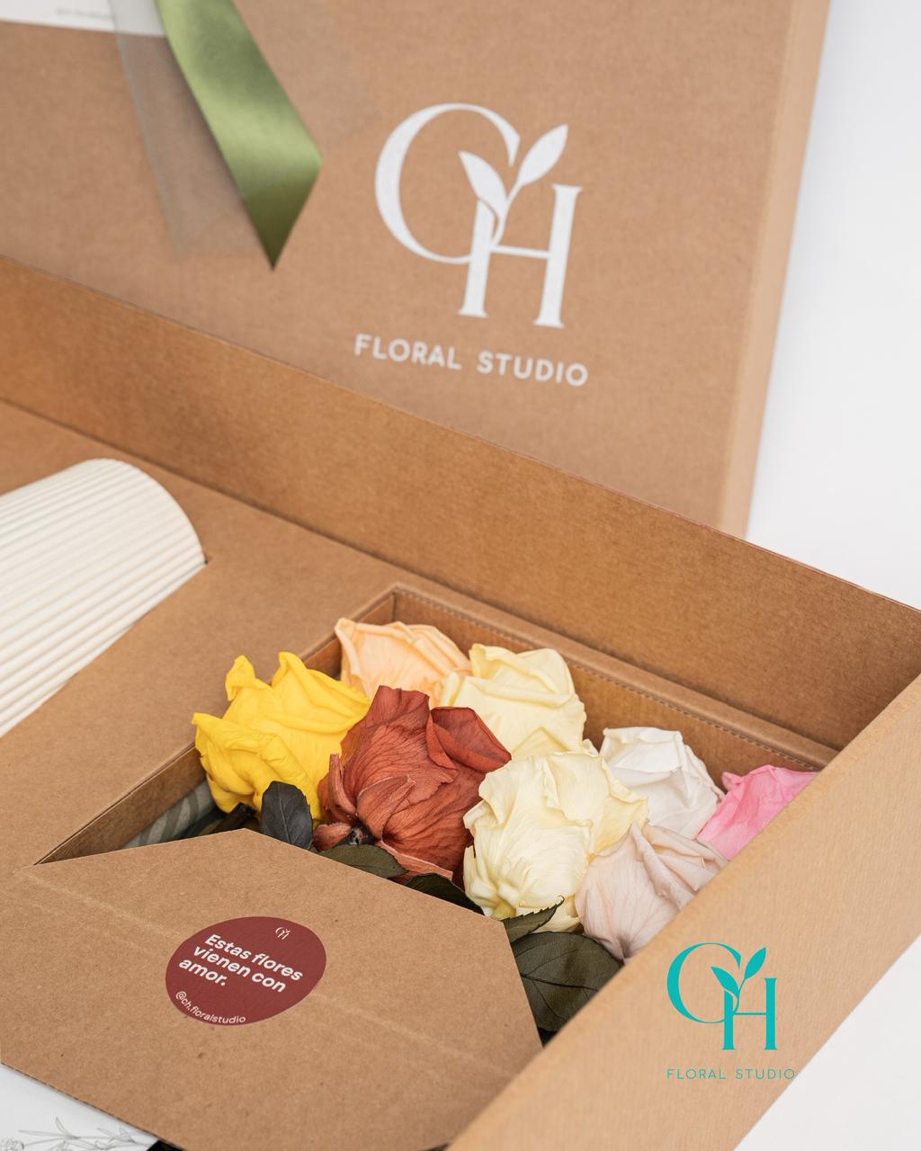 Caja de Flores para Mamá