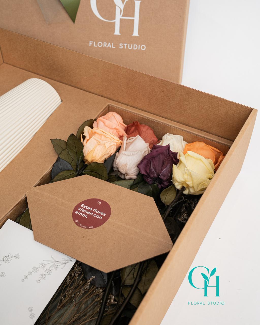 Caja de Flores para Mamá