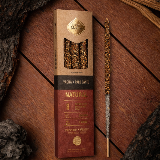 Incienso Natural Doble Aroma - Yagra y Palo Santo