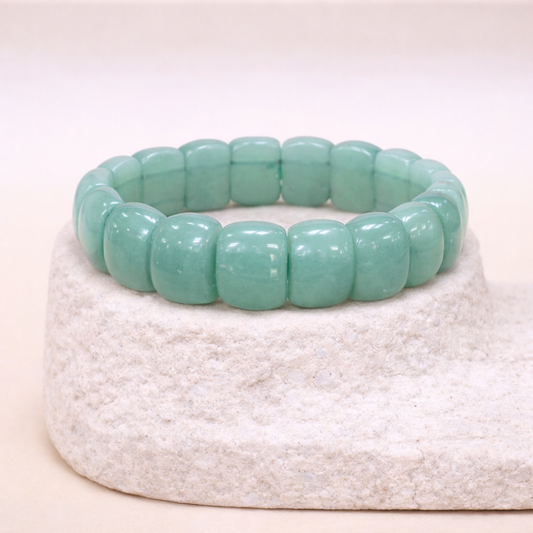 Pulsera de Aventurina Ovalada - Prosperidad