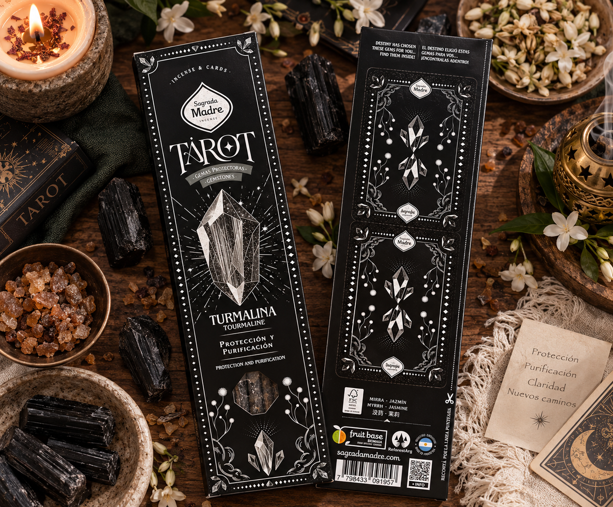 Incienso Tarot Turmalina - Protección y purificación
