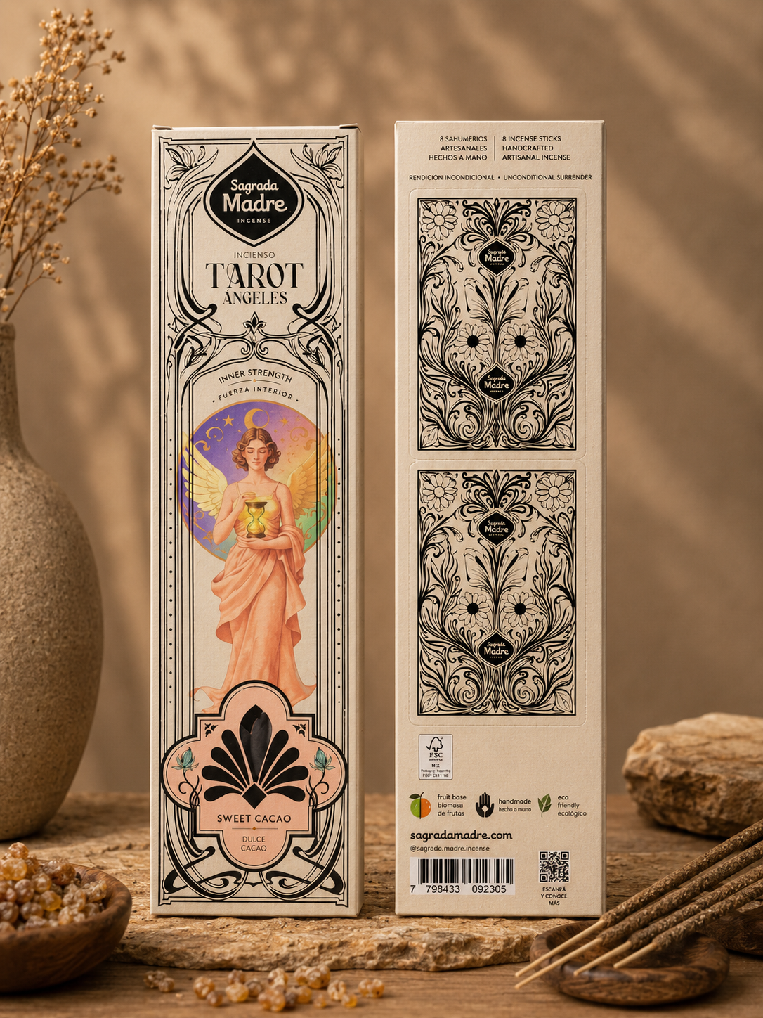 Inciensos Tarot Ángeles - Fuerza Interior