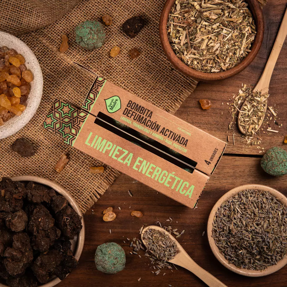 Bombita Limpieza Energética – Lavanda & Ruda