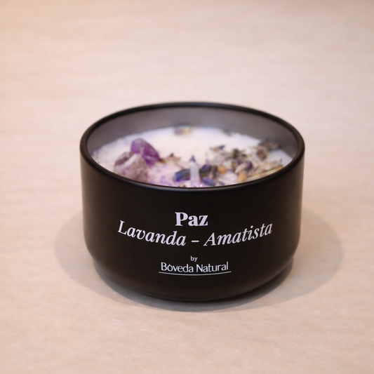 Vela Paz - Lavanda y Amatista