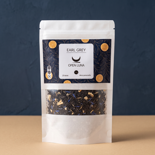 Té Earl Grey Open Luna 50 gramos