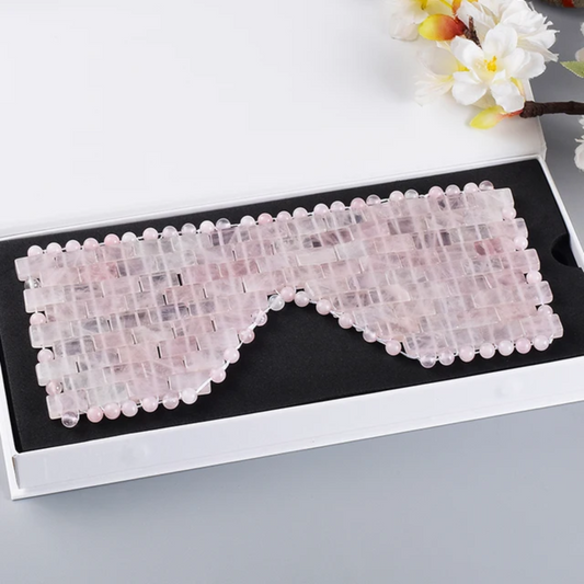 Mascarilla Facial para Ojos Cuarzo Rosa