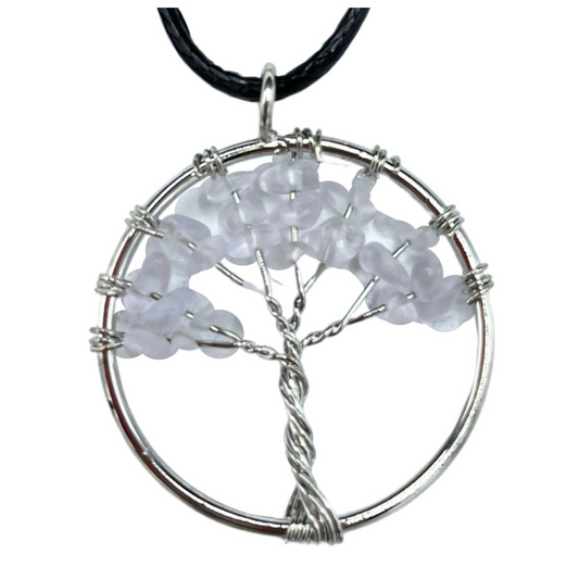 Collar del Arbol de la Vida en Piedra de Luna